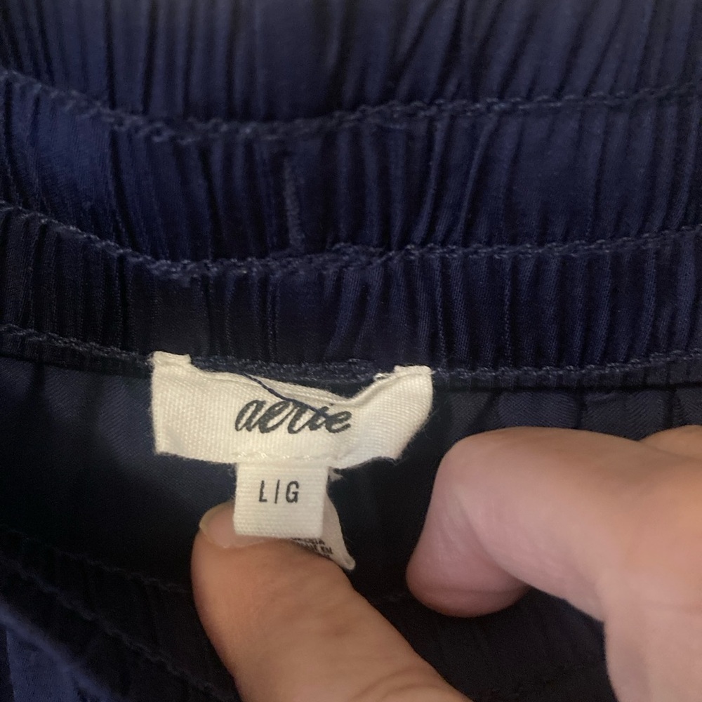 Aerie Navy Track pans cargo pocket - Picture 3 of 5